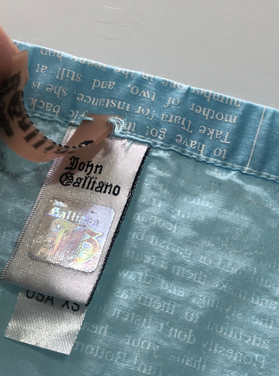 John Galliano Mini Skirt image 5
