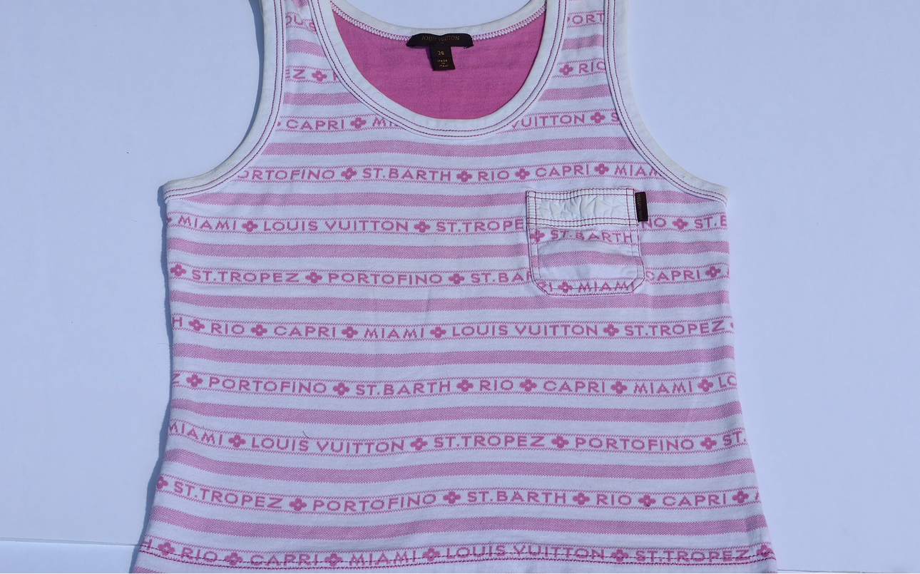 Louis Vuitton Resort City Print Top