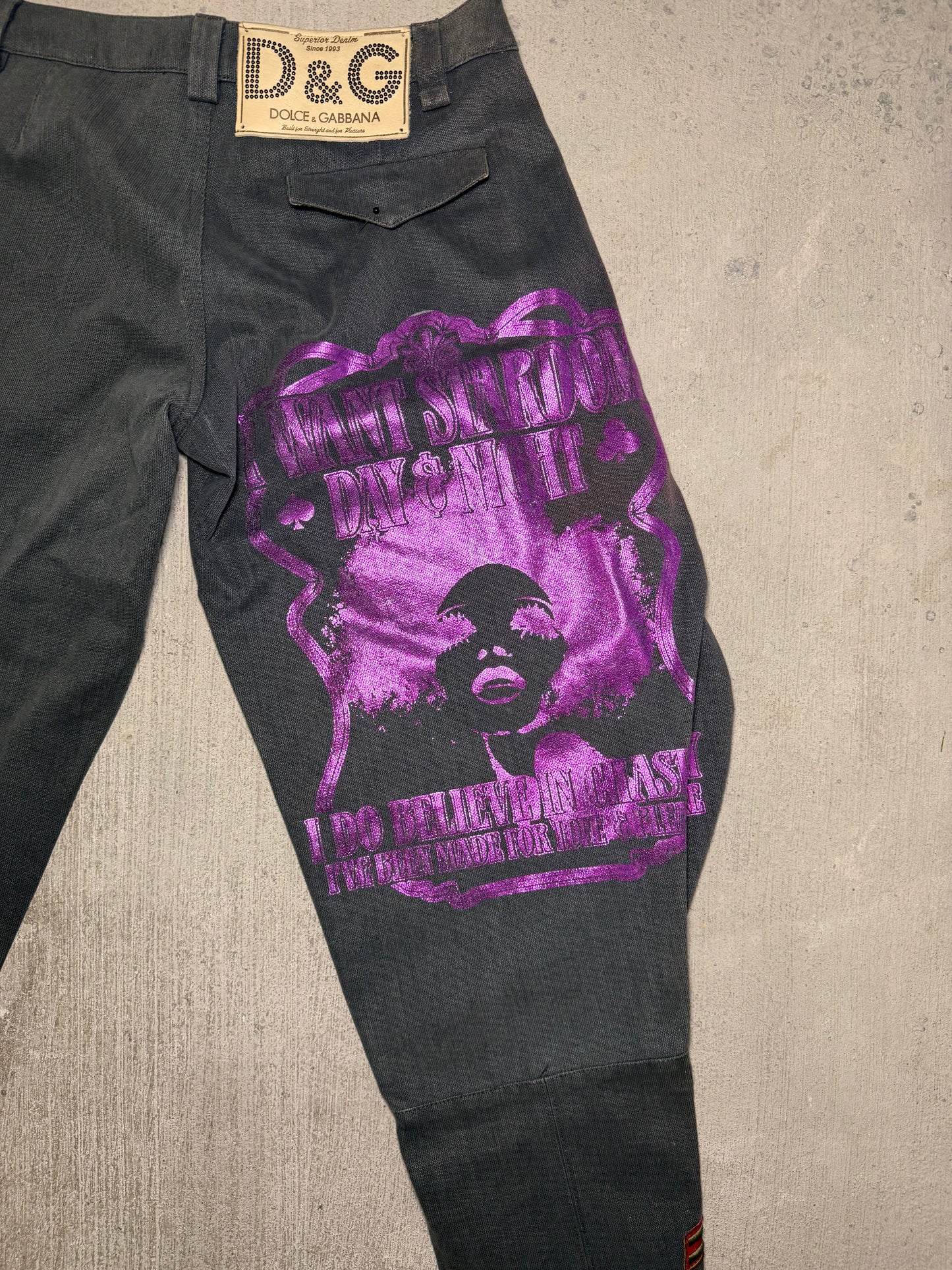 Dolce & Gabbana F/W 2003 “Fun Is My Life” Cargo Pants