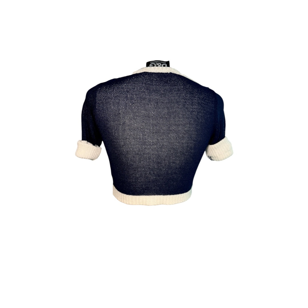 Dolce & Gabbana Knitted Cropped Top