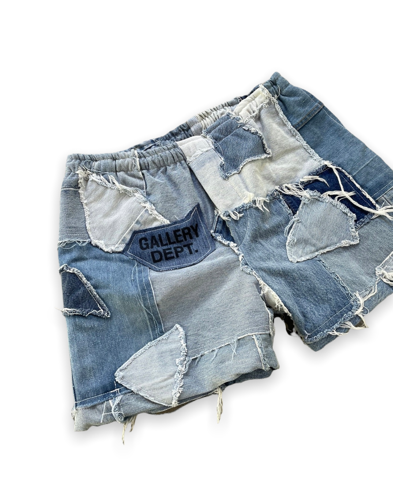 Gallery Dept Patch Work Denim Shorts image 1