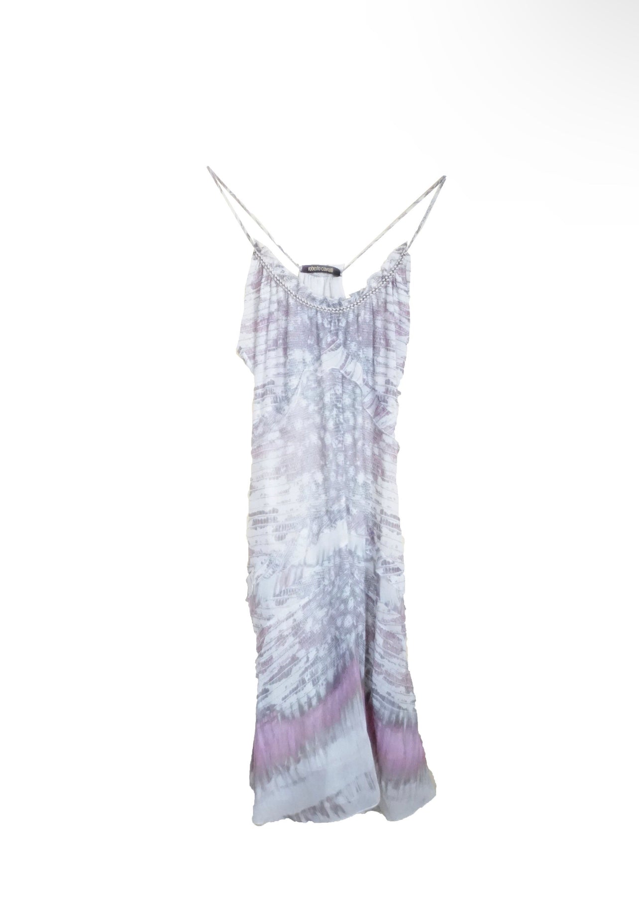 Roberto Cavalli Ruffle Snake Print image 0
