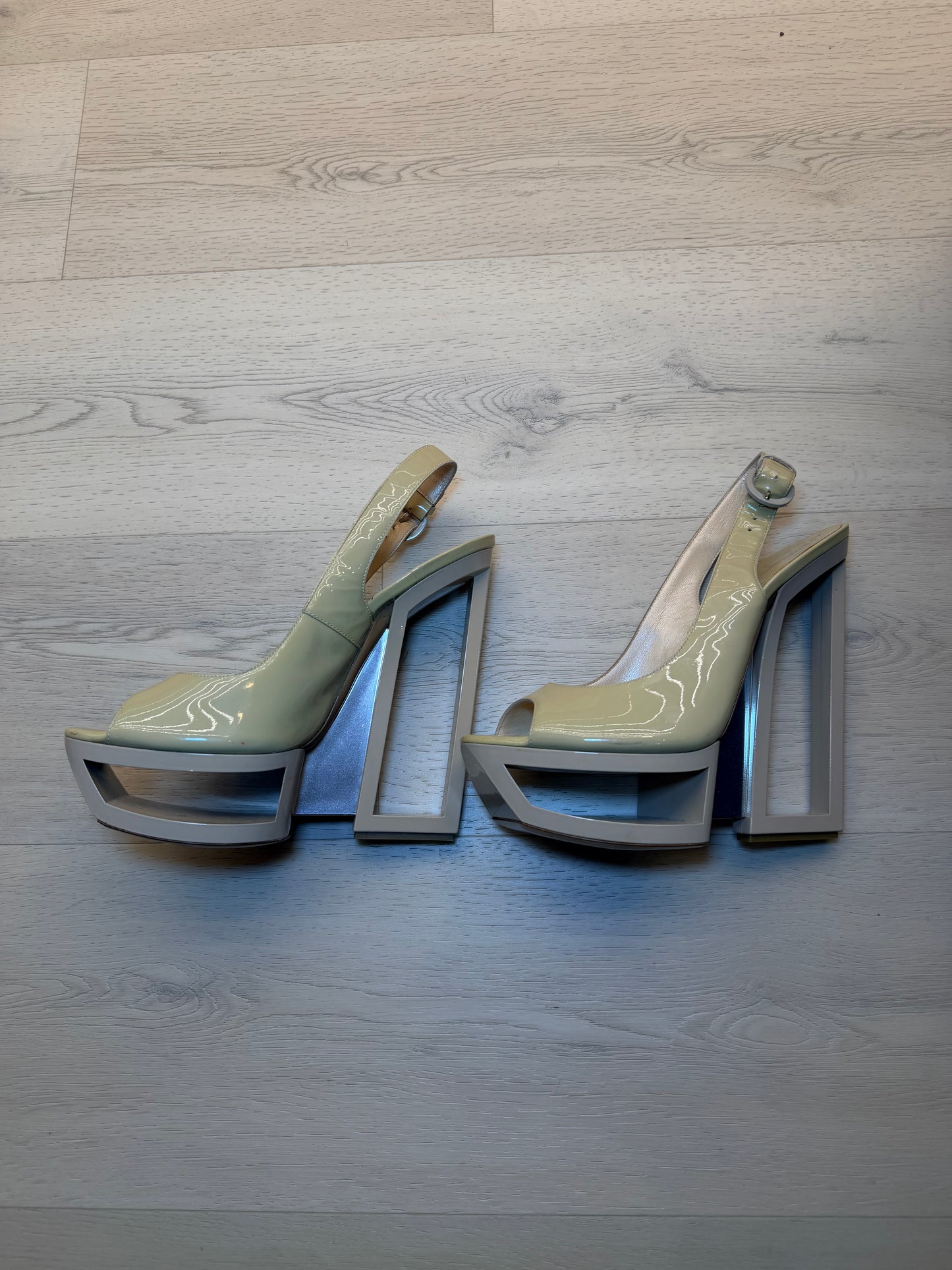 Casadei Sculptural Platform Heels