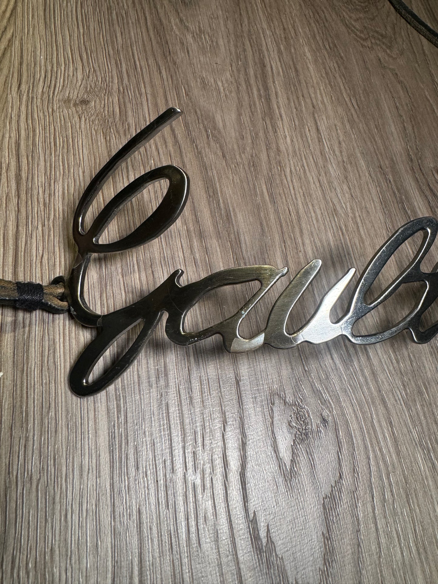 Jean Paul Gaultier S/S 2003 Signature Logo Belt
