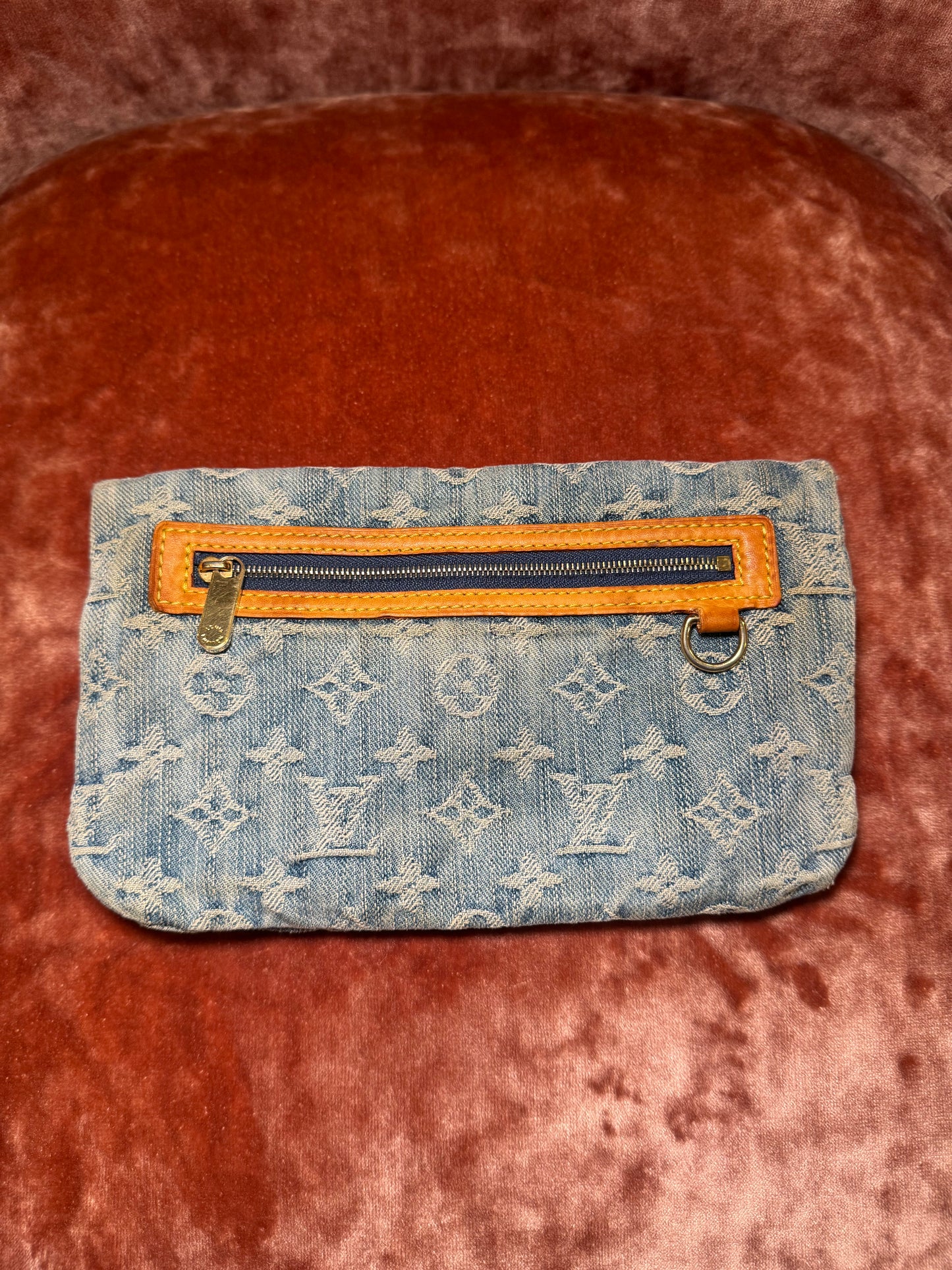 Louis Vuitton Monogram Denim Porte-Monnaie Wallet