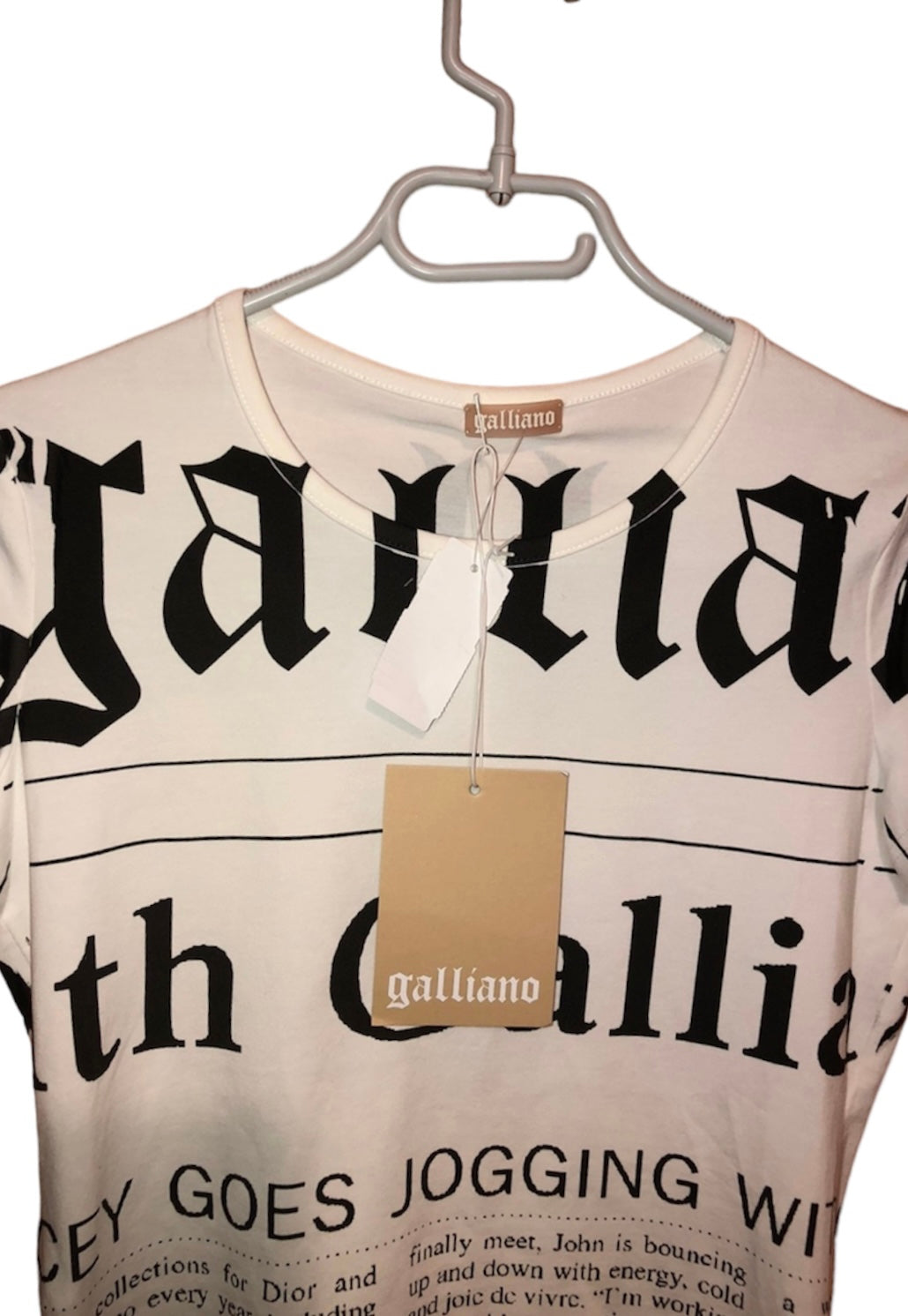 John Galliano Printed Top image 2