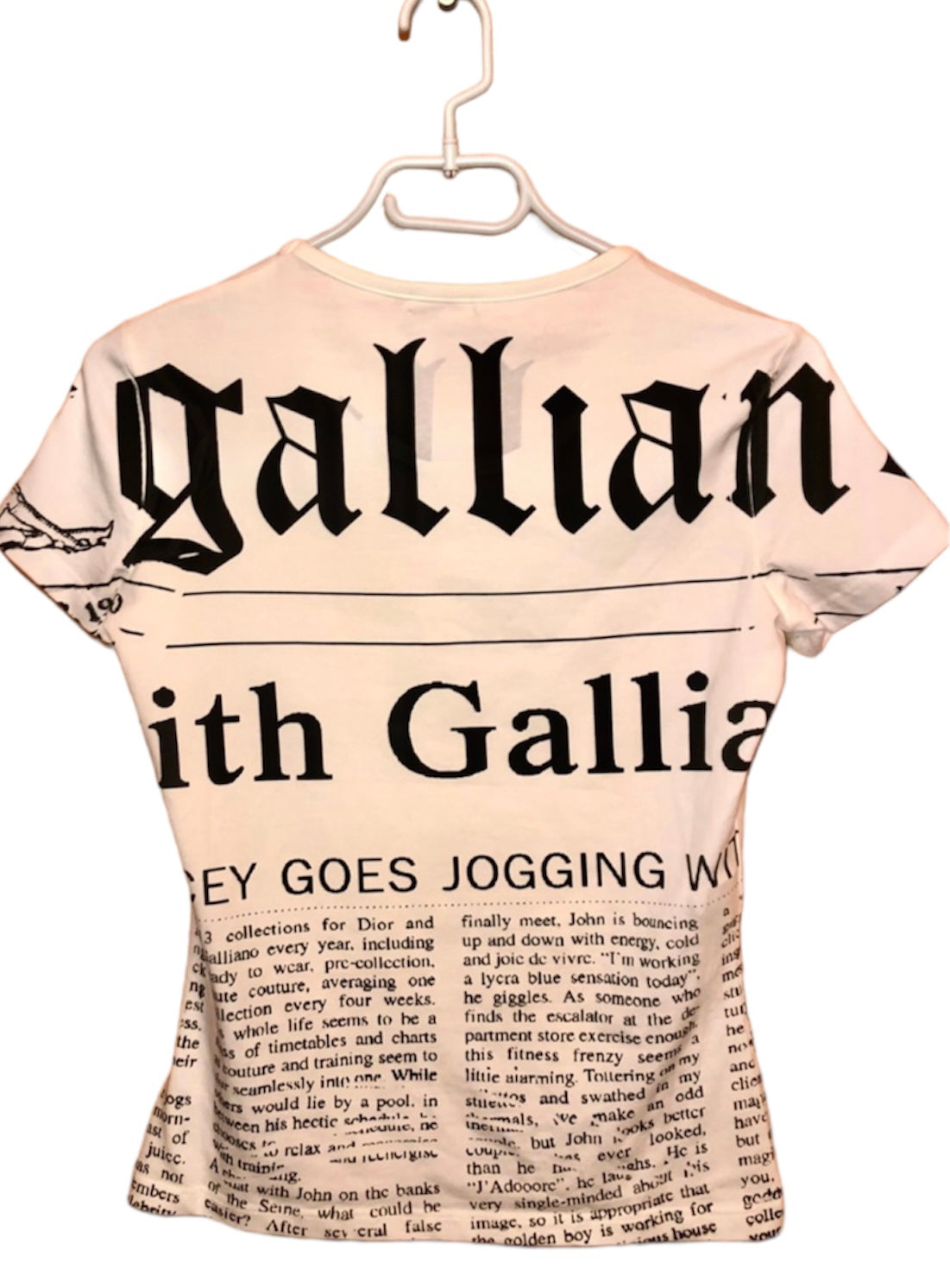John Galliano Printed Top image 1