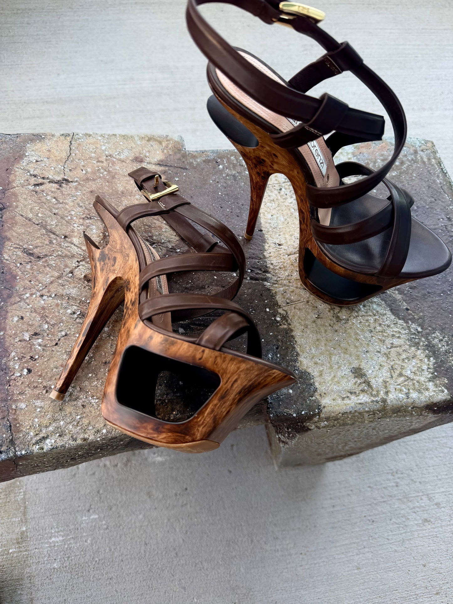 Gianni Marco Lorenzo Wooden Heels