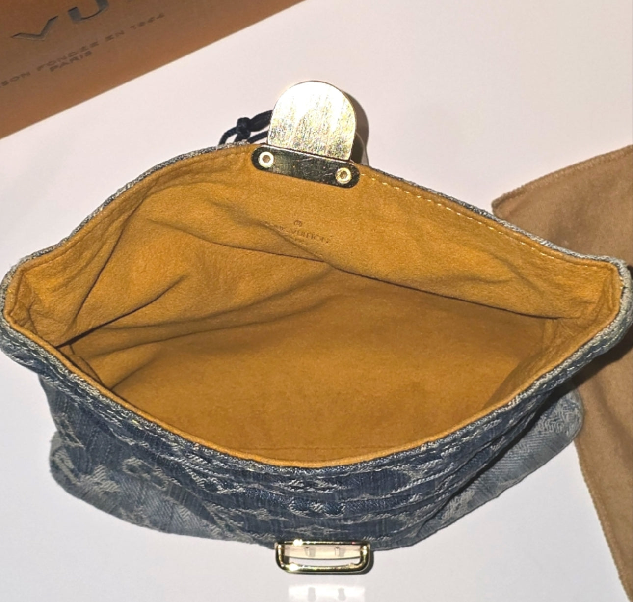 Louis Vuitton Monogram Denim Porte-Monnaie Wallet