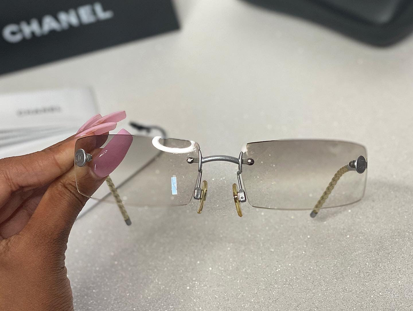 Vintage Chanel Sunglasses image 1