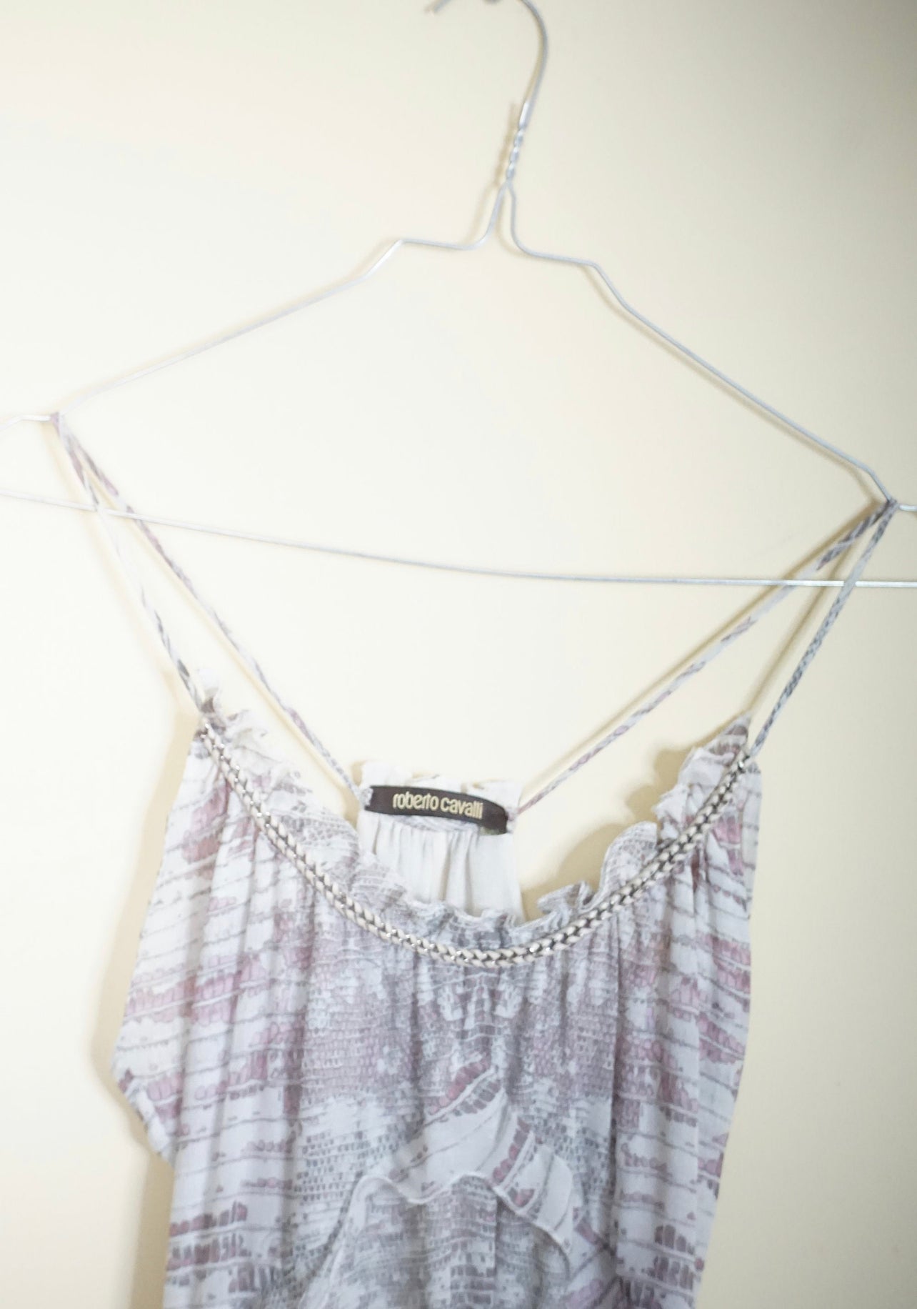 Roberto Cavalli Ruffle Snake Print image 2