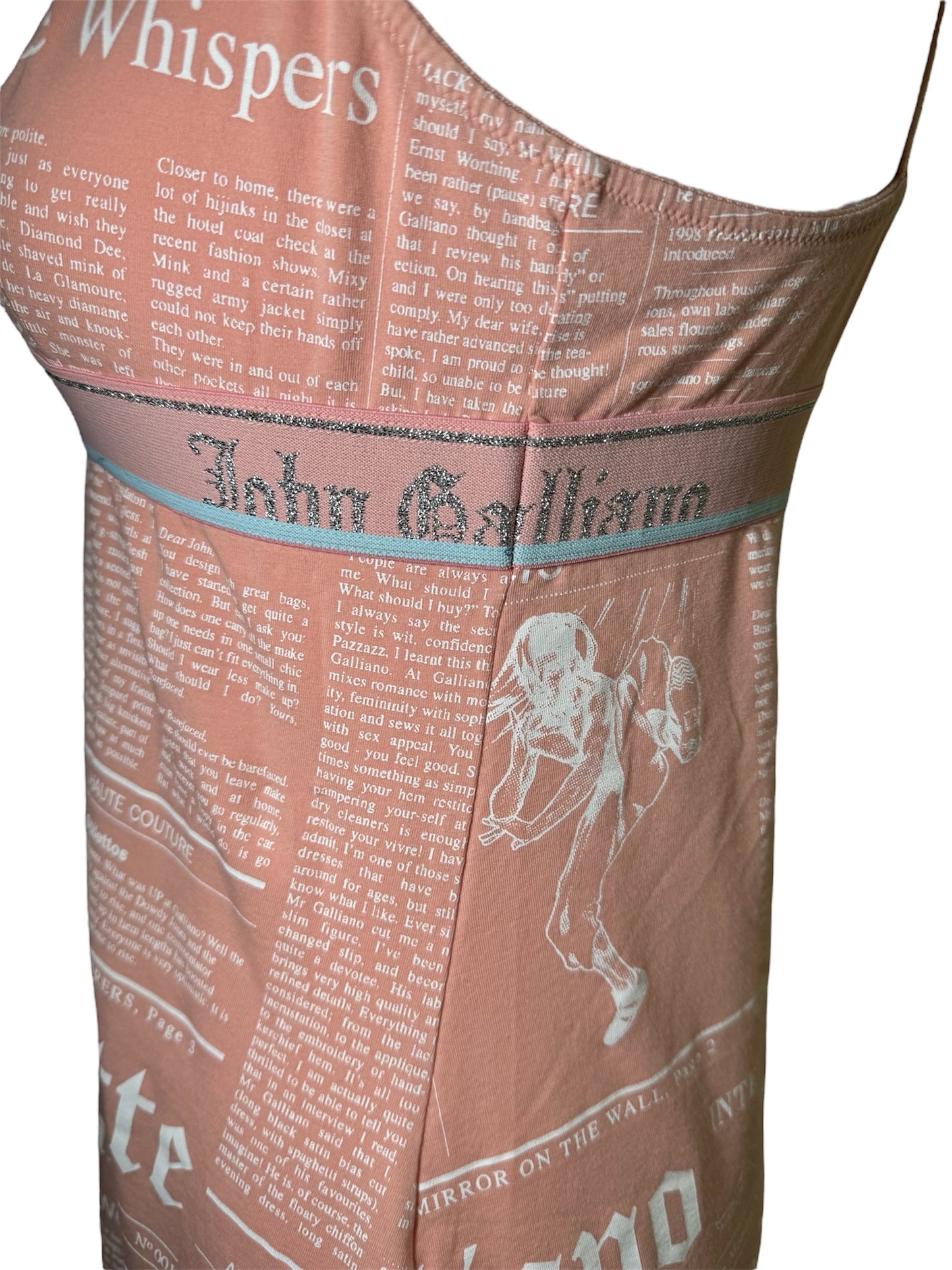 John Galliano Newspaper Dres