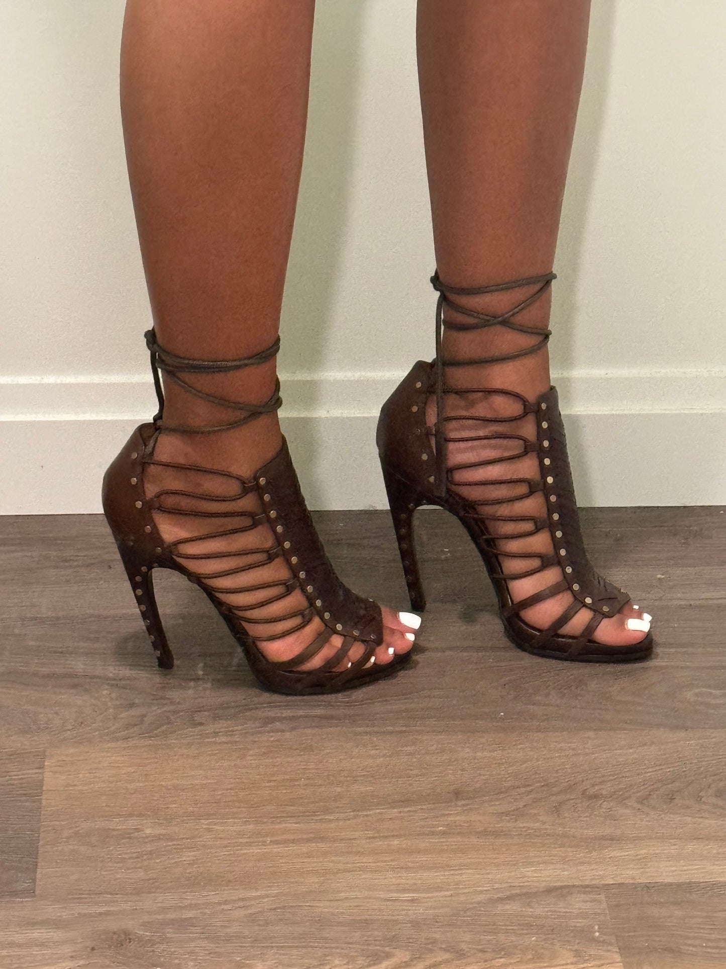 Emilio Pucci Leather Heels