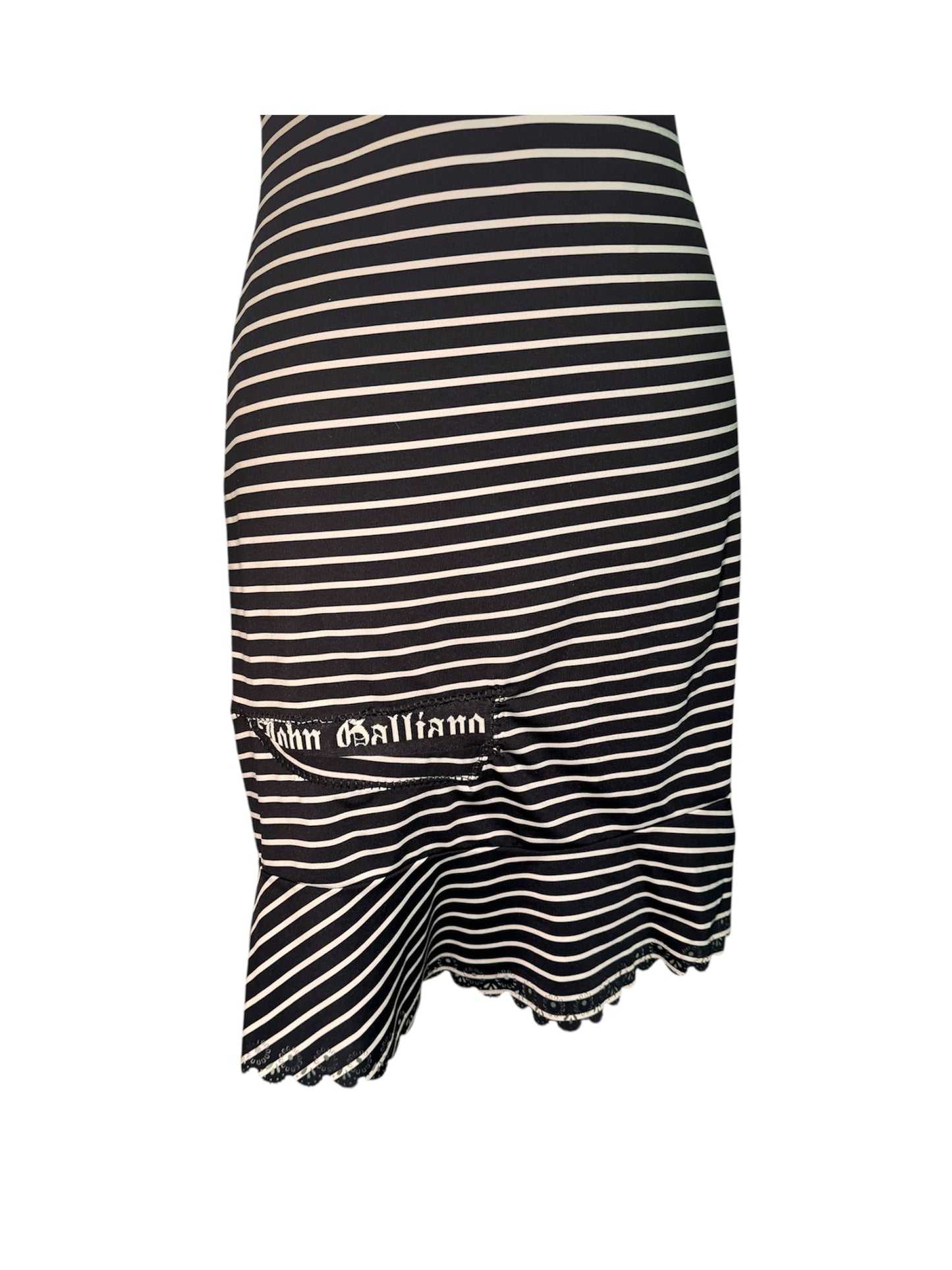 John Galliano Stripe Dress