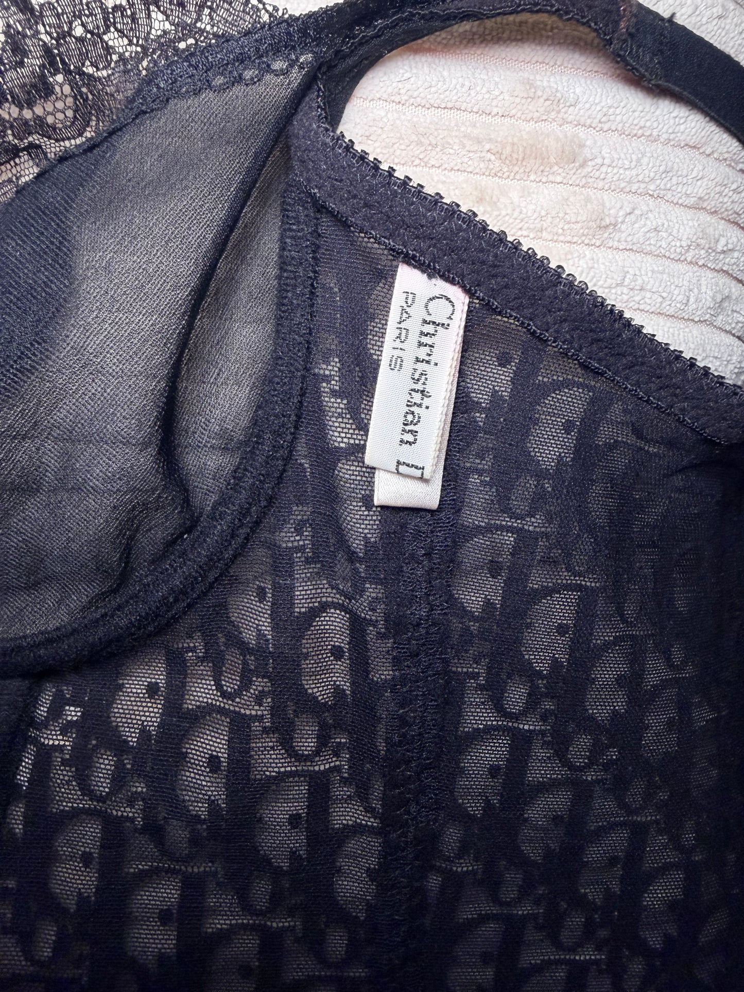Christian Dior Monogram Lace Corset