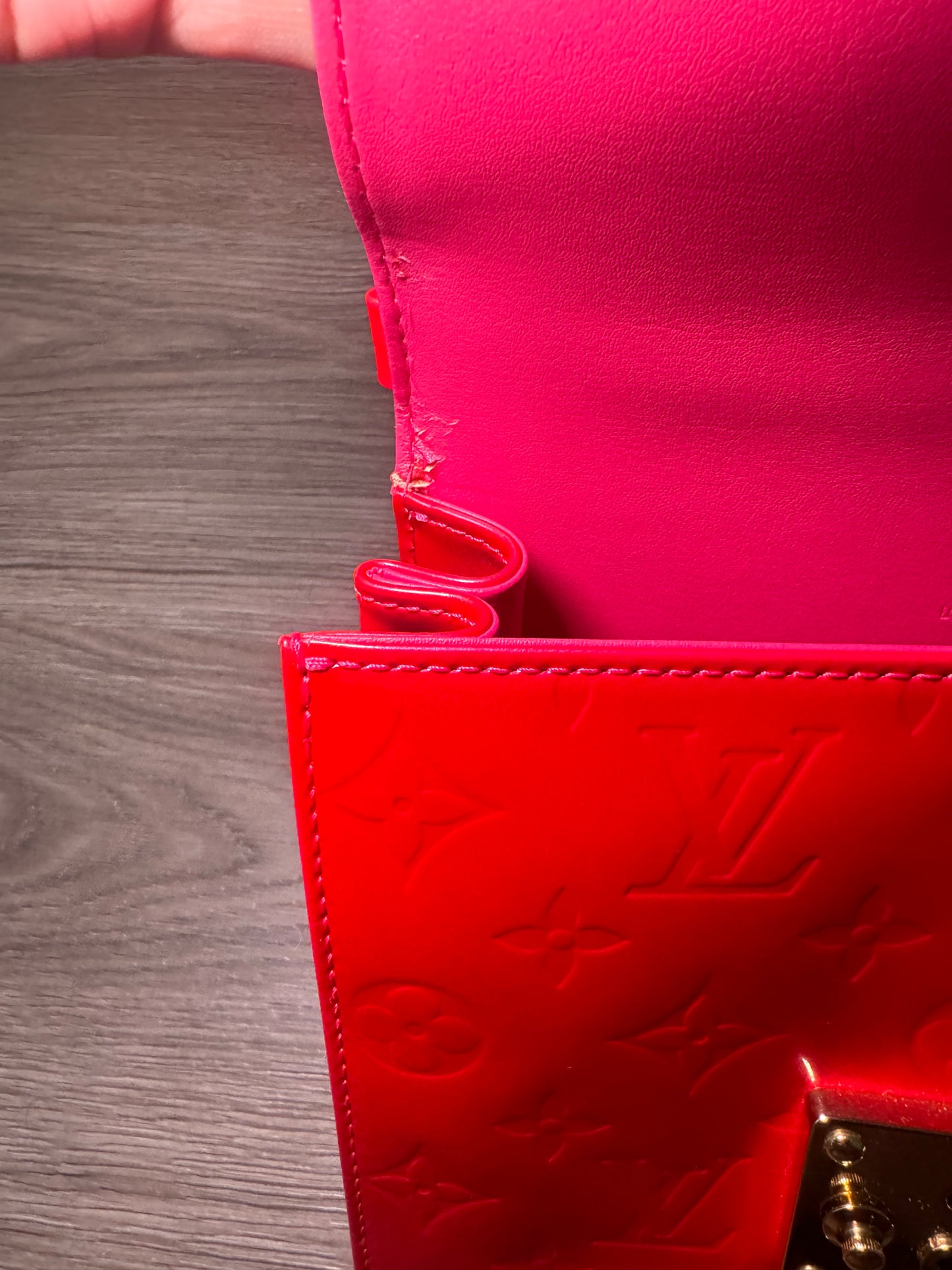 Louis Vuitton Vernis Monogram Top Handle Bag