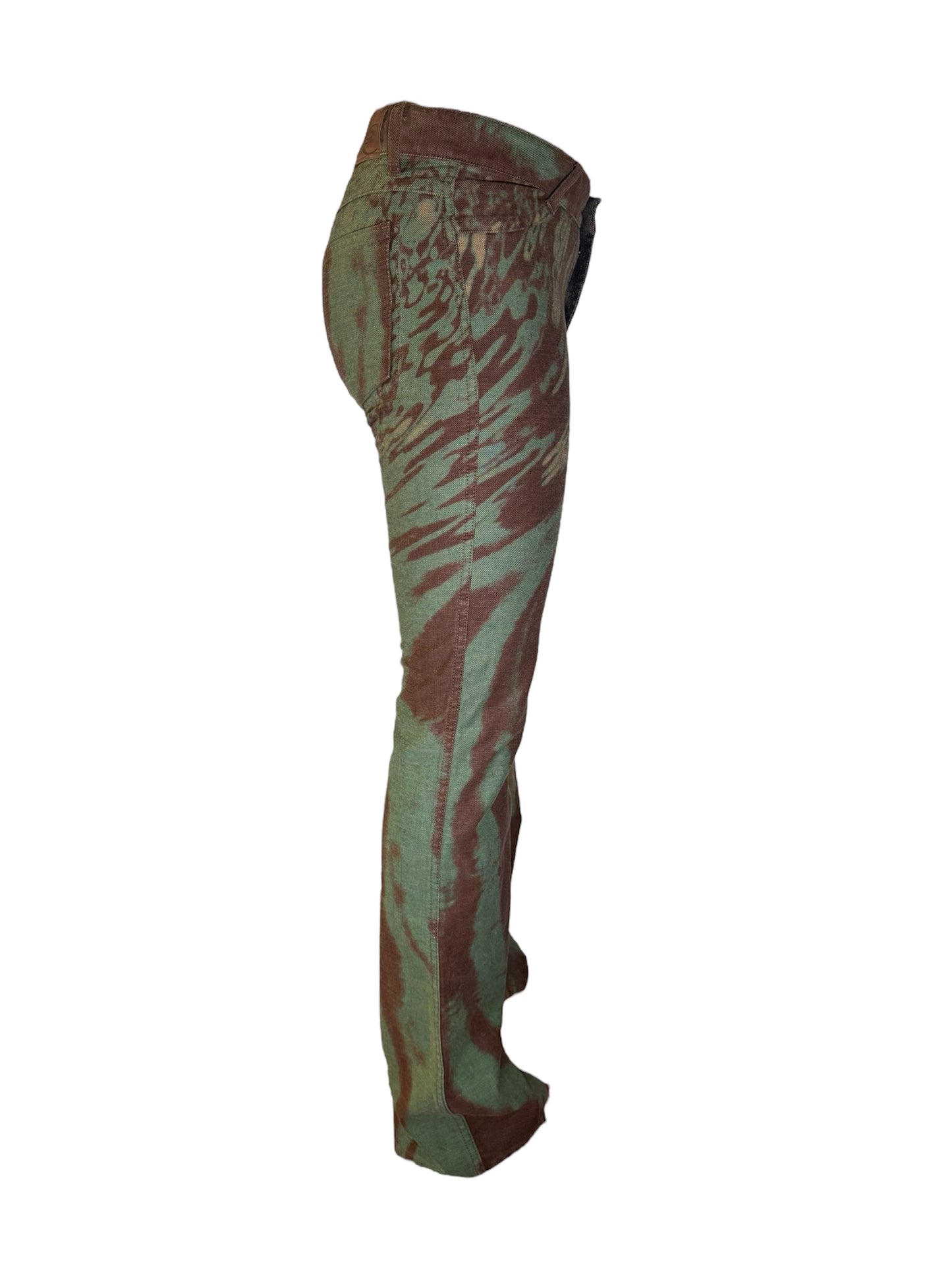 Roberto Cavalli Print Jeans