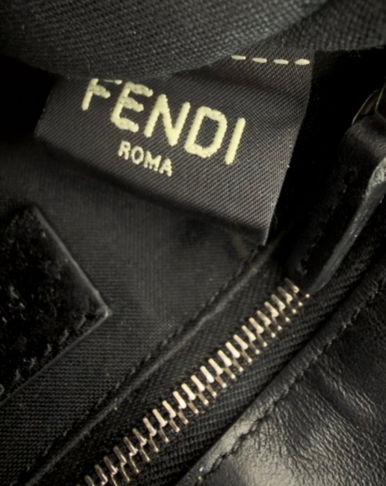 Fendi Zucca Baguette Pouch