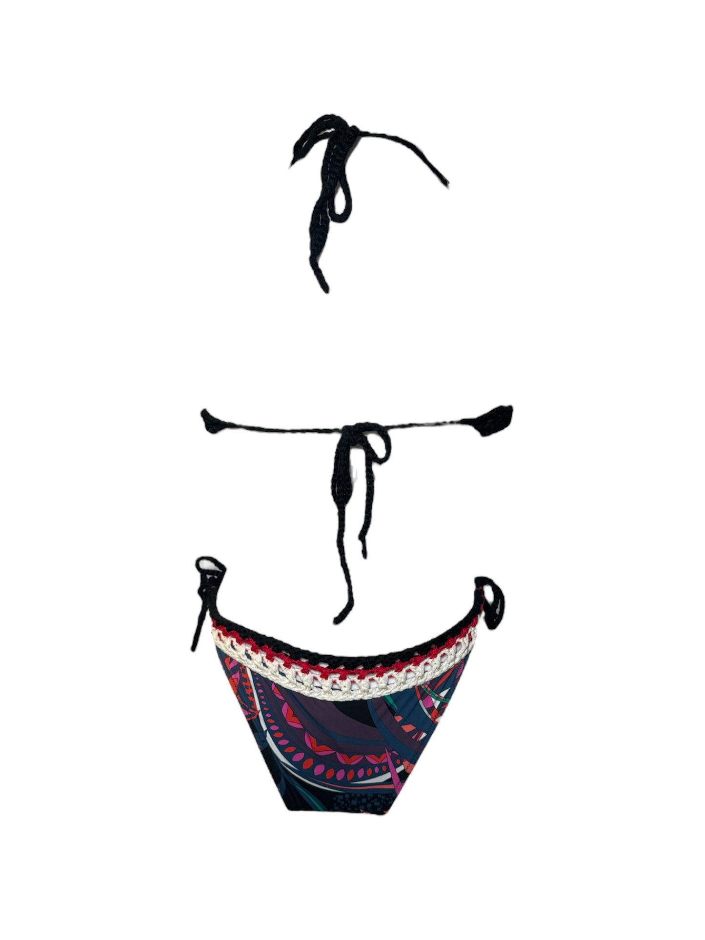 Emilio Pucci Crochet Monokini Swimsuit