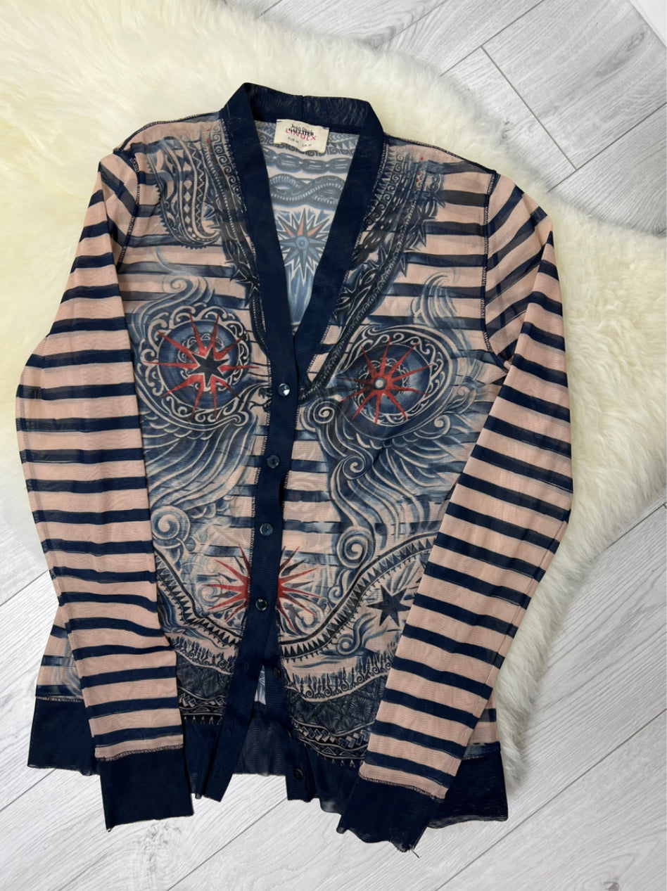 Jean Paul Gaultier Tattoo Cardigan image 4