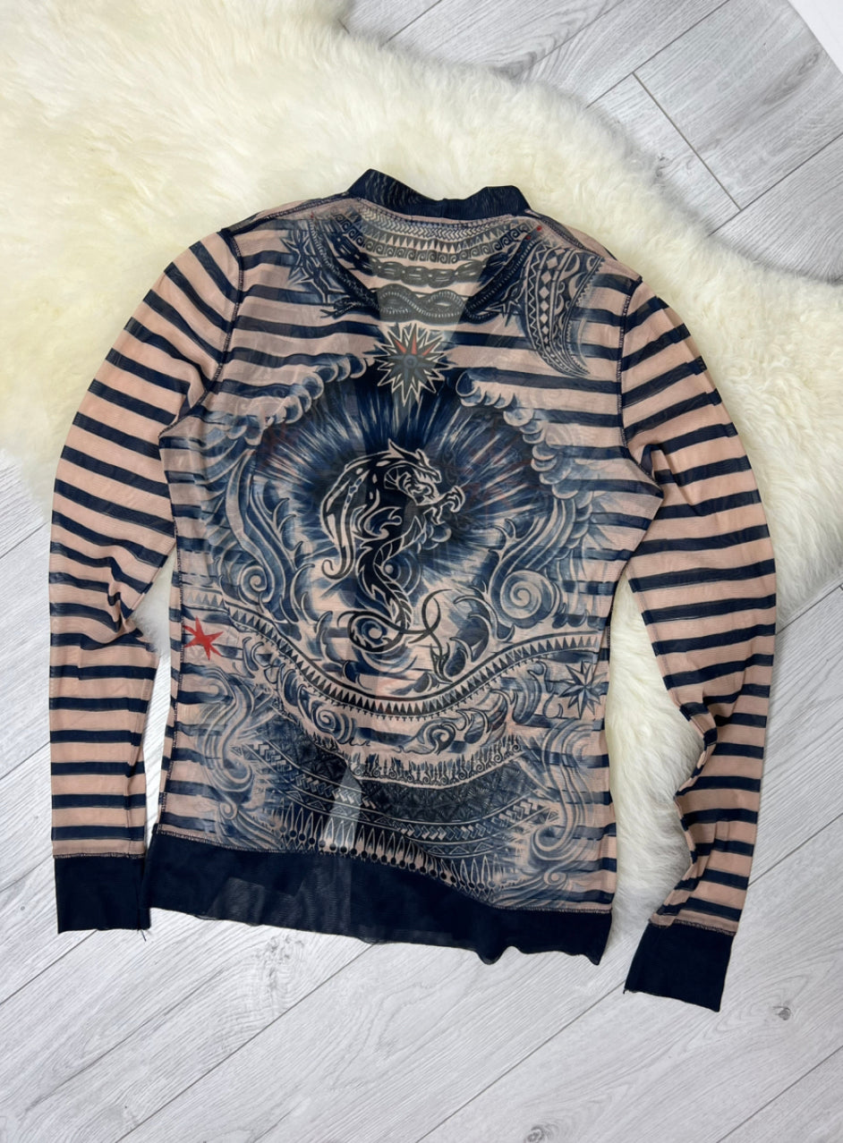 Jean Paul Gaultier Tattoo Cardigan image 2