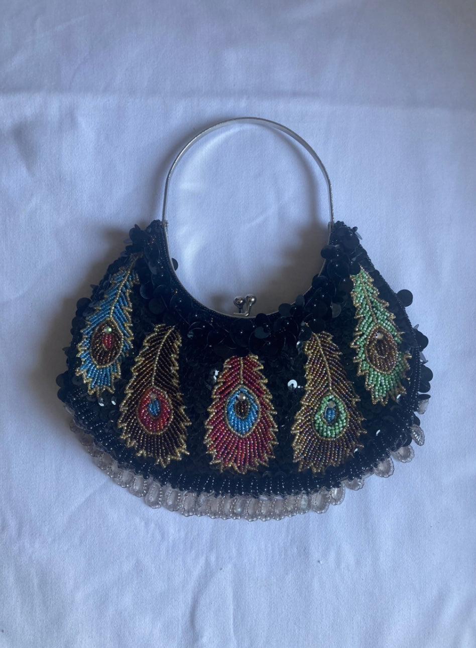 Embroidered Bead Hand Bag image 1