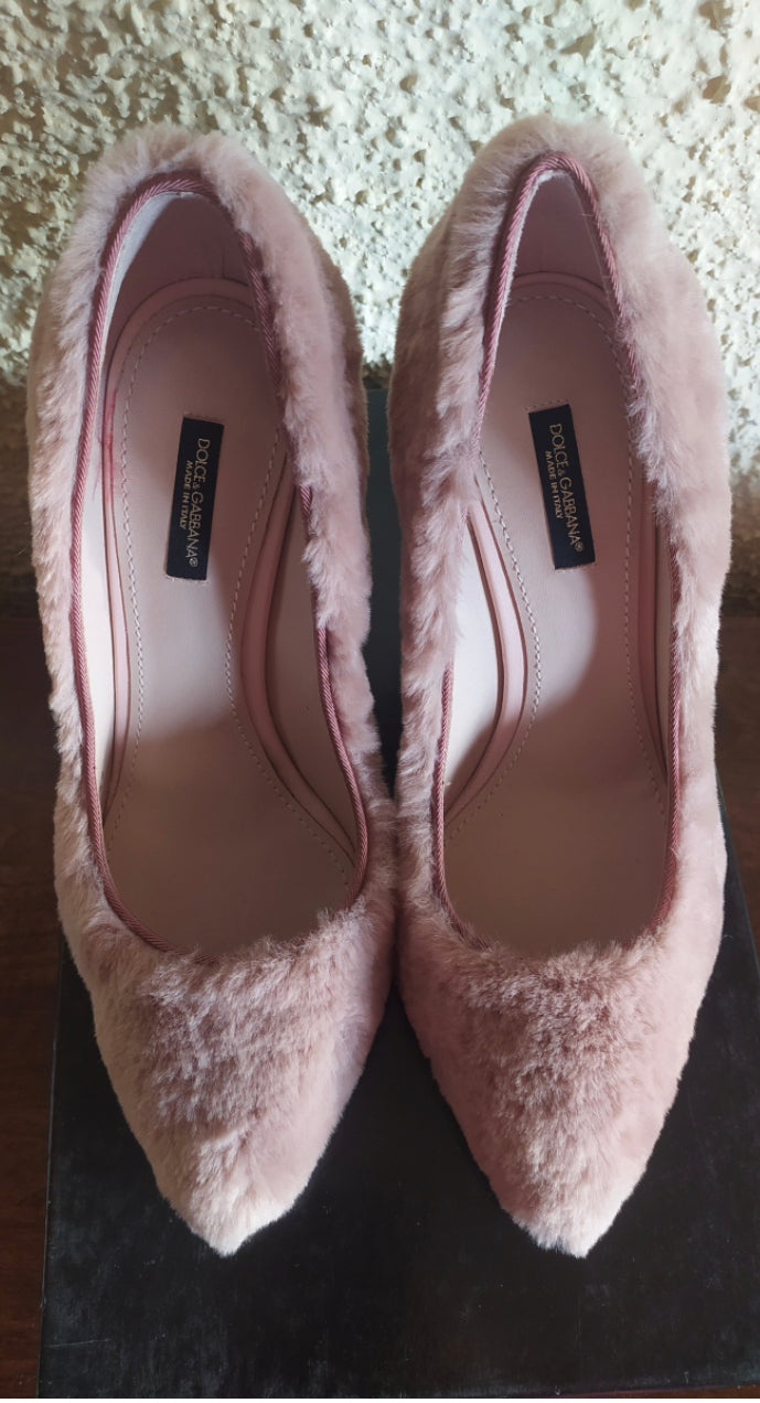 Dolce & Gabbana Fur Heels image 1
