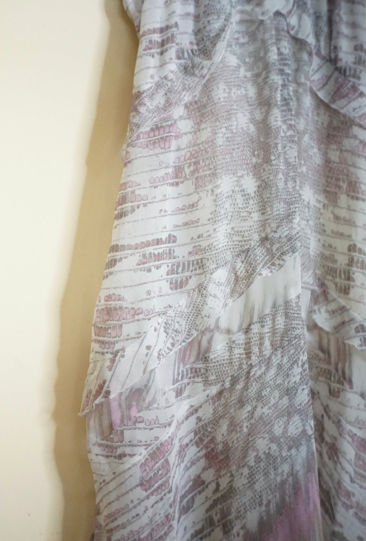 Roberto Cavalli Ruffle Snake Print image 3
