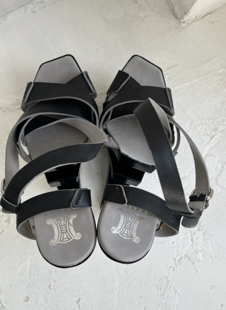 Celine Abstract Platform Heels image 3