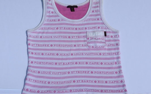 Louis Vuitton Resort City Print Top