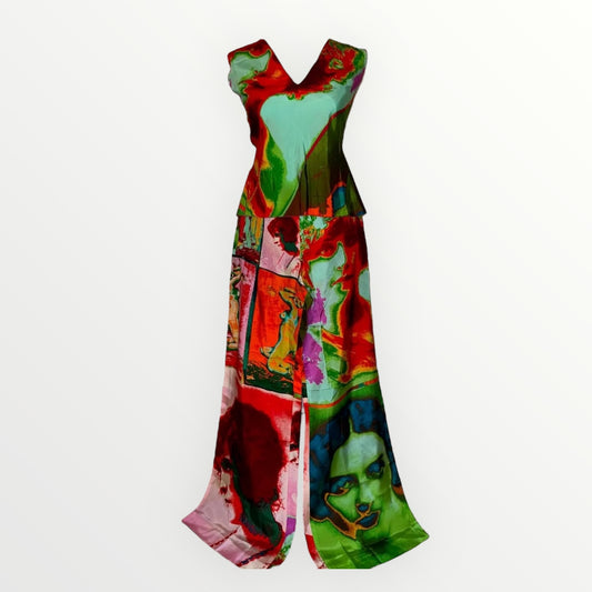 Jean Paul Gaultier Soleil “Portraits” Two-Piece Set – Circa S/S 2002 image 0