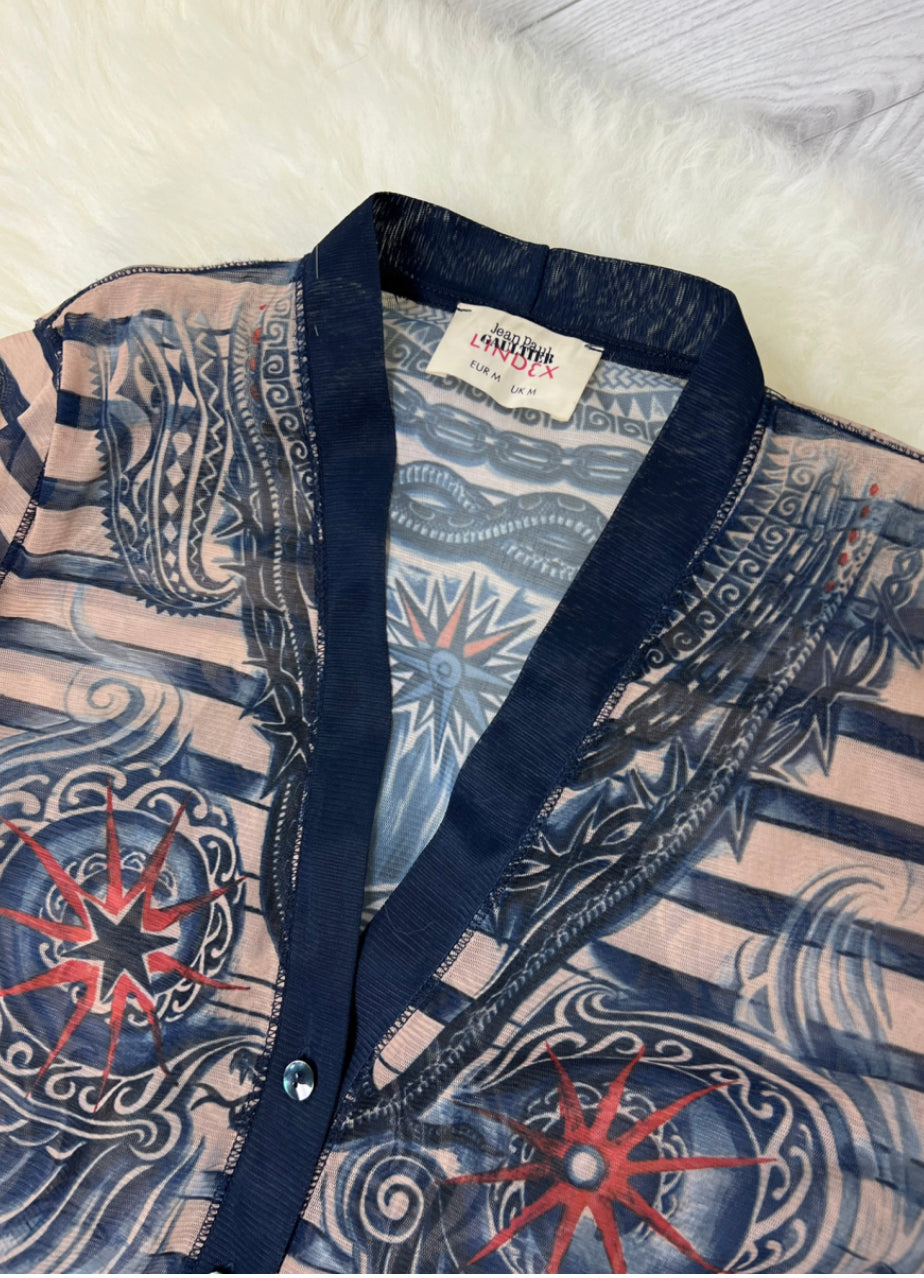 Jean Paul Gaultier Tattoo Cardigan  image 5
