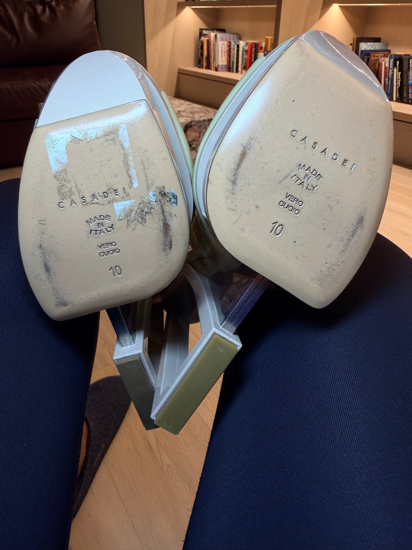 Casadei Sculptural Platform Heels