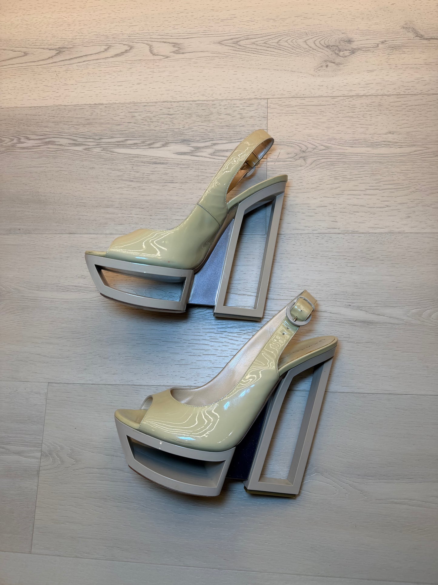 Casadei Sculptural Platform Heels