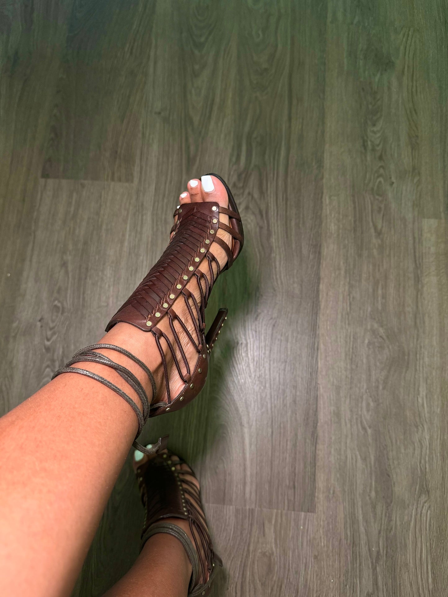 Emilio Pucci Leather Heels