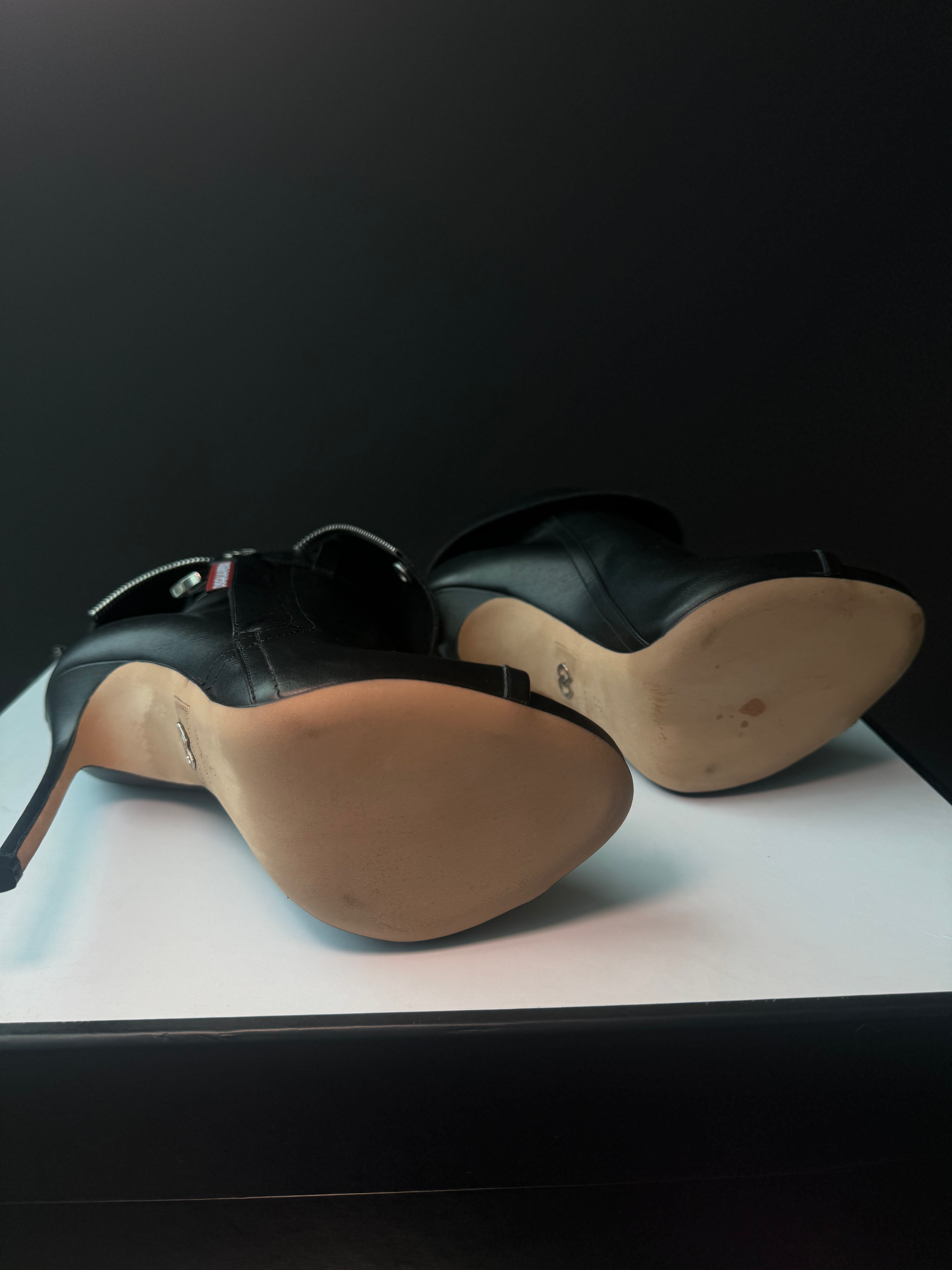 Dsquared2 Leather Boot Heels image 3