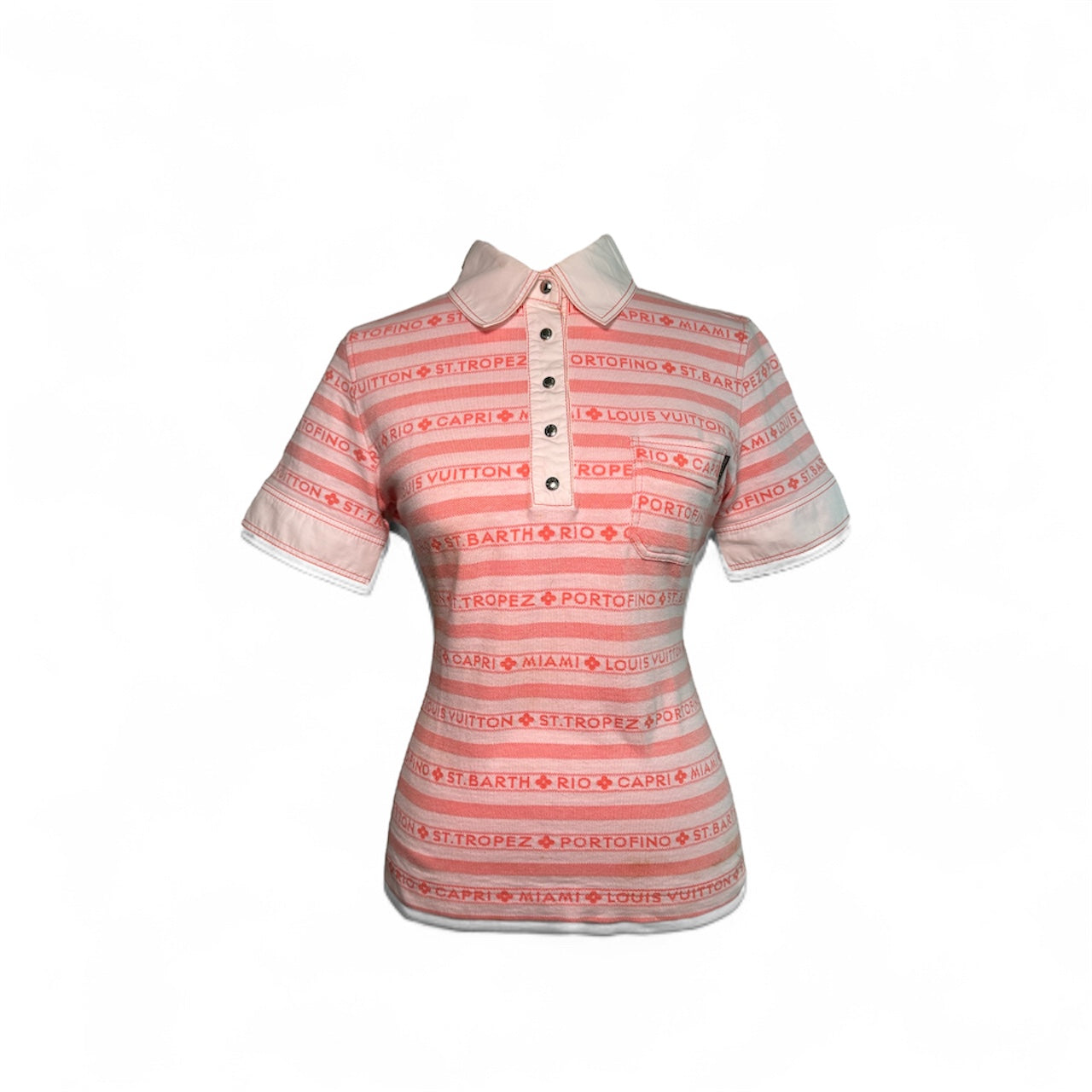 Louis Vuitton Resort City Print Polo & Shorts Set