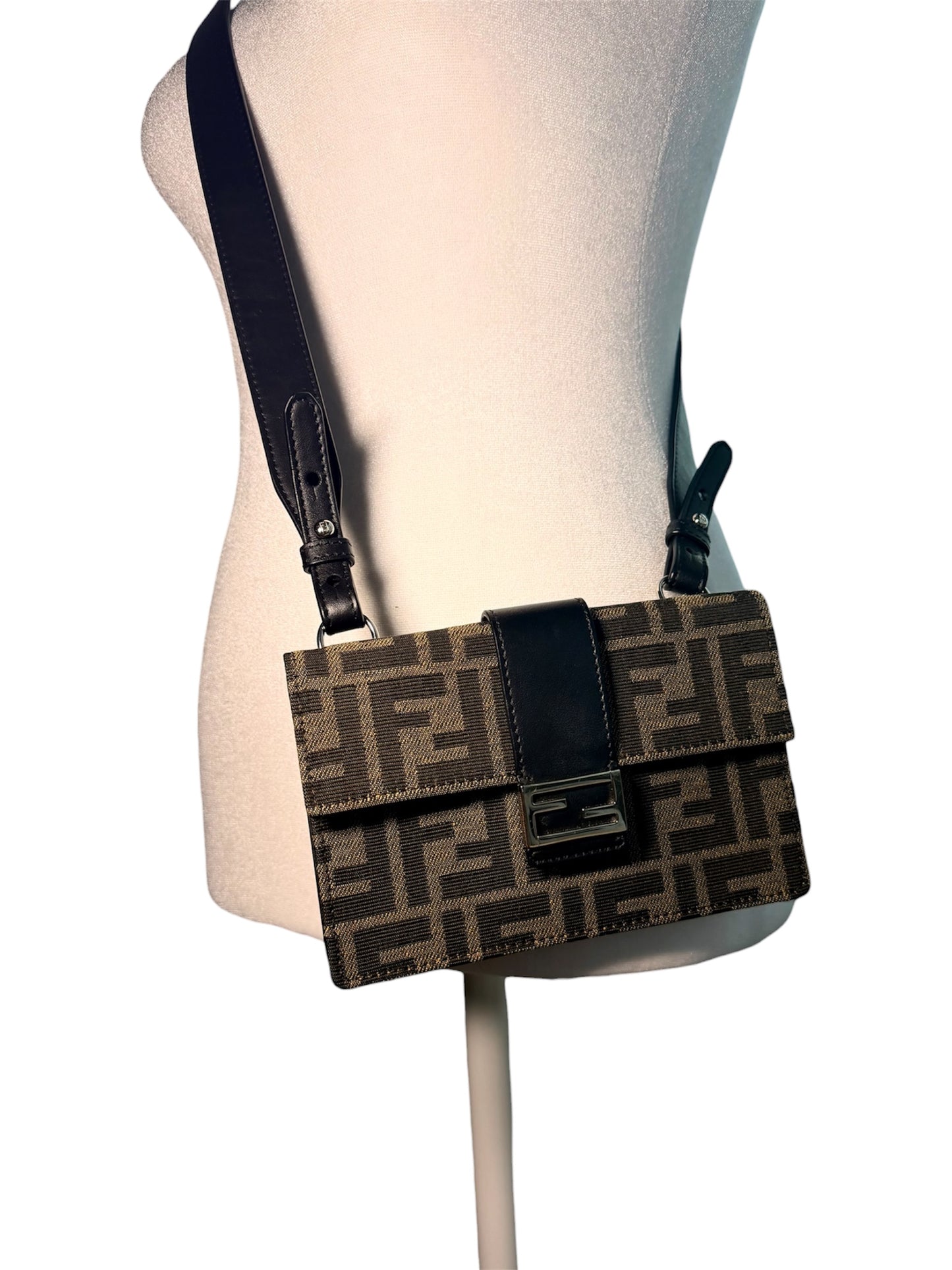 Fendi Zucca Baguette Pouch
