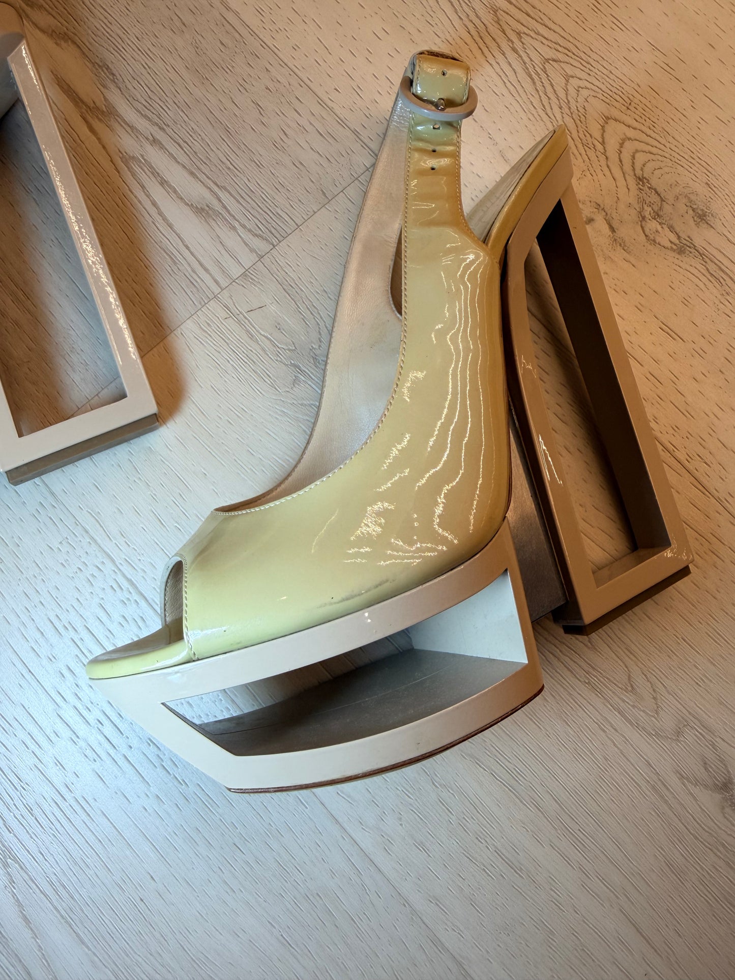 Casadei Sculptural Platform Heels