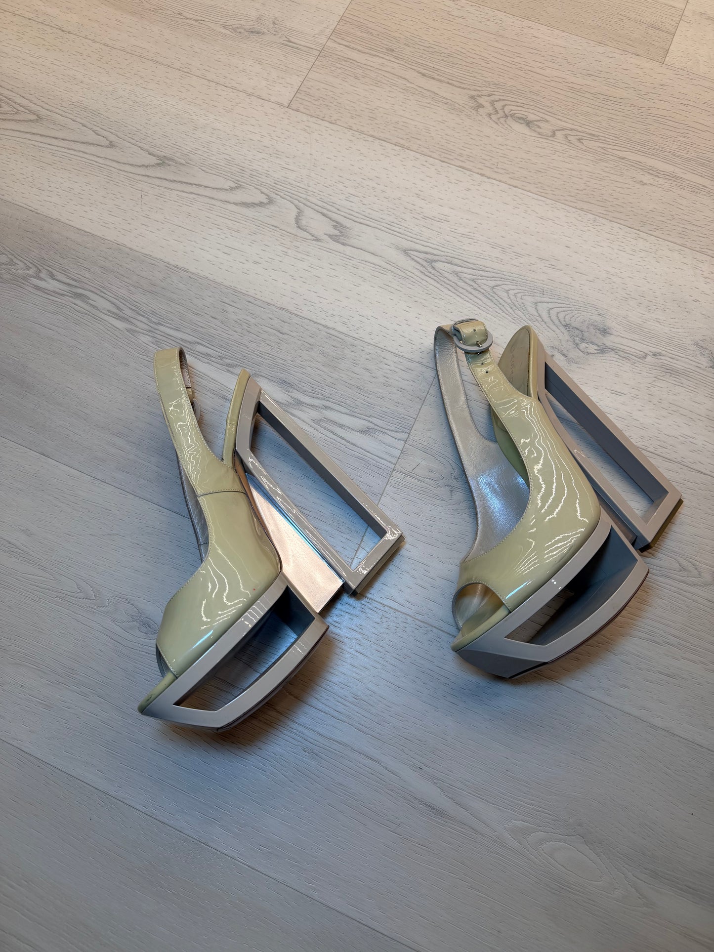 Casadei Sculptural Platform Heels