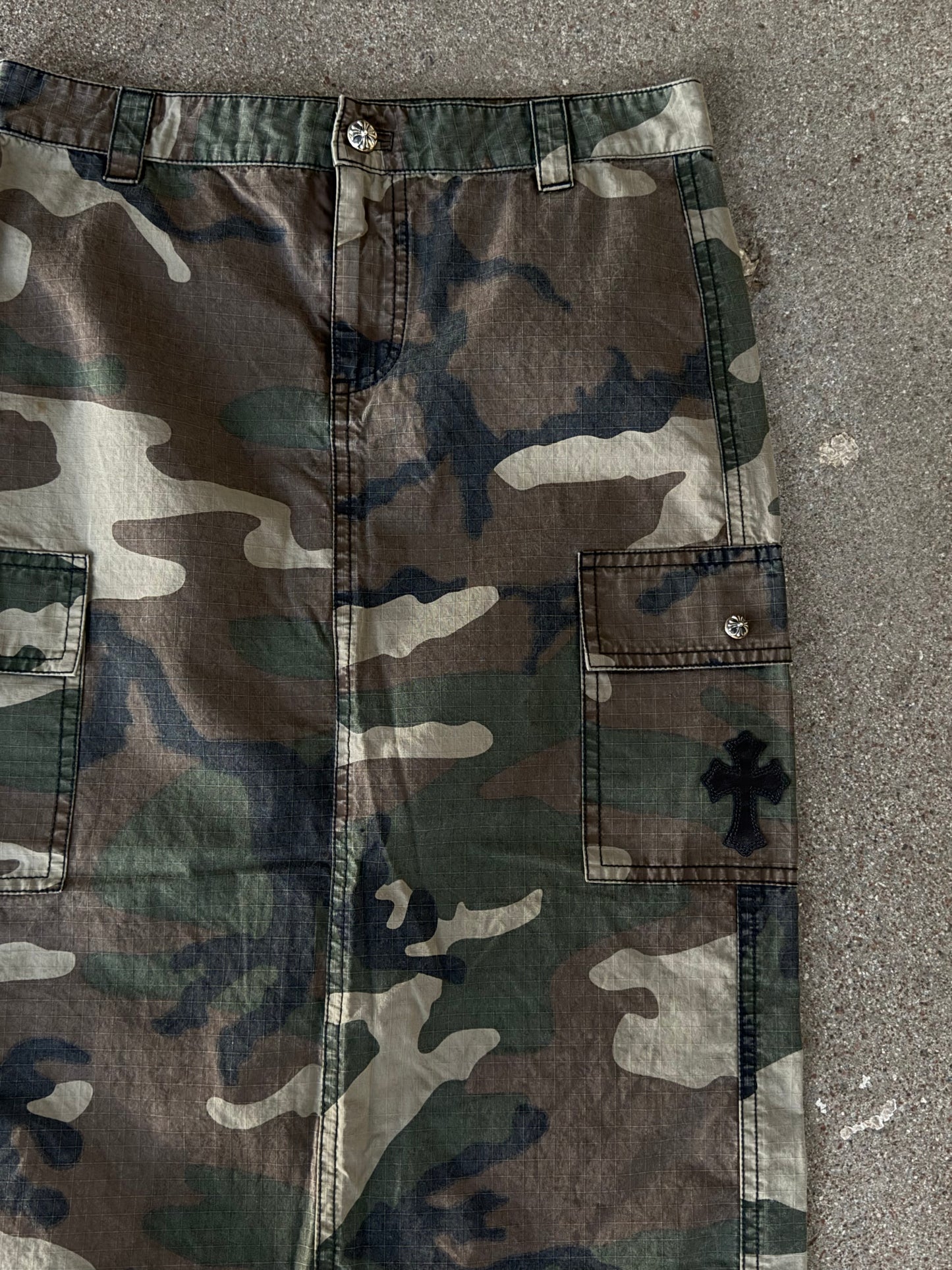 Chrome Hearts Camouflage Cargo Skirt