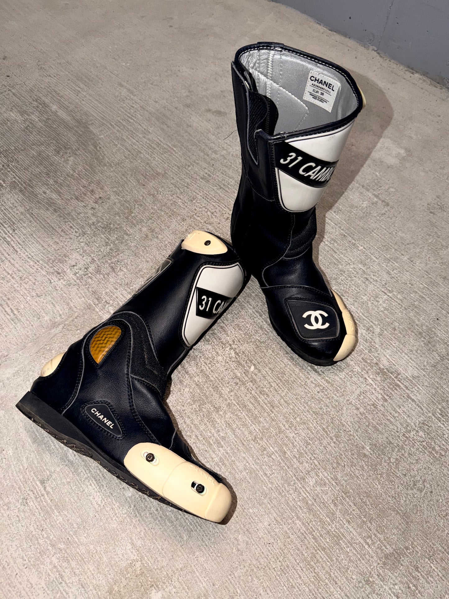 Chanel Fall/Winter 2003 Runway Moto Boots
