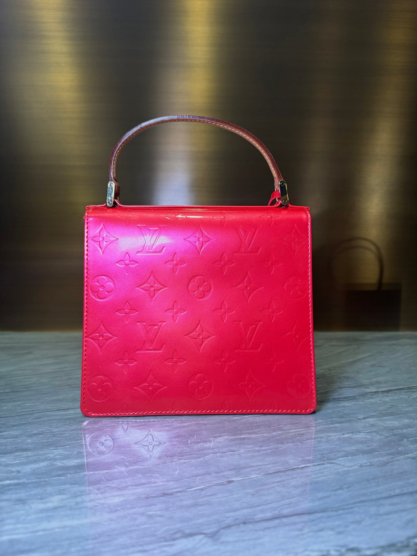 Louis Vuitton Vernis Monogram Top Handle Bag