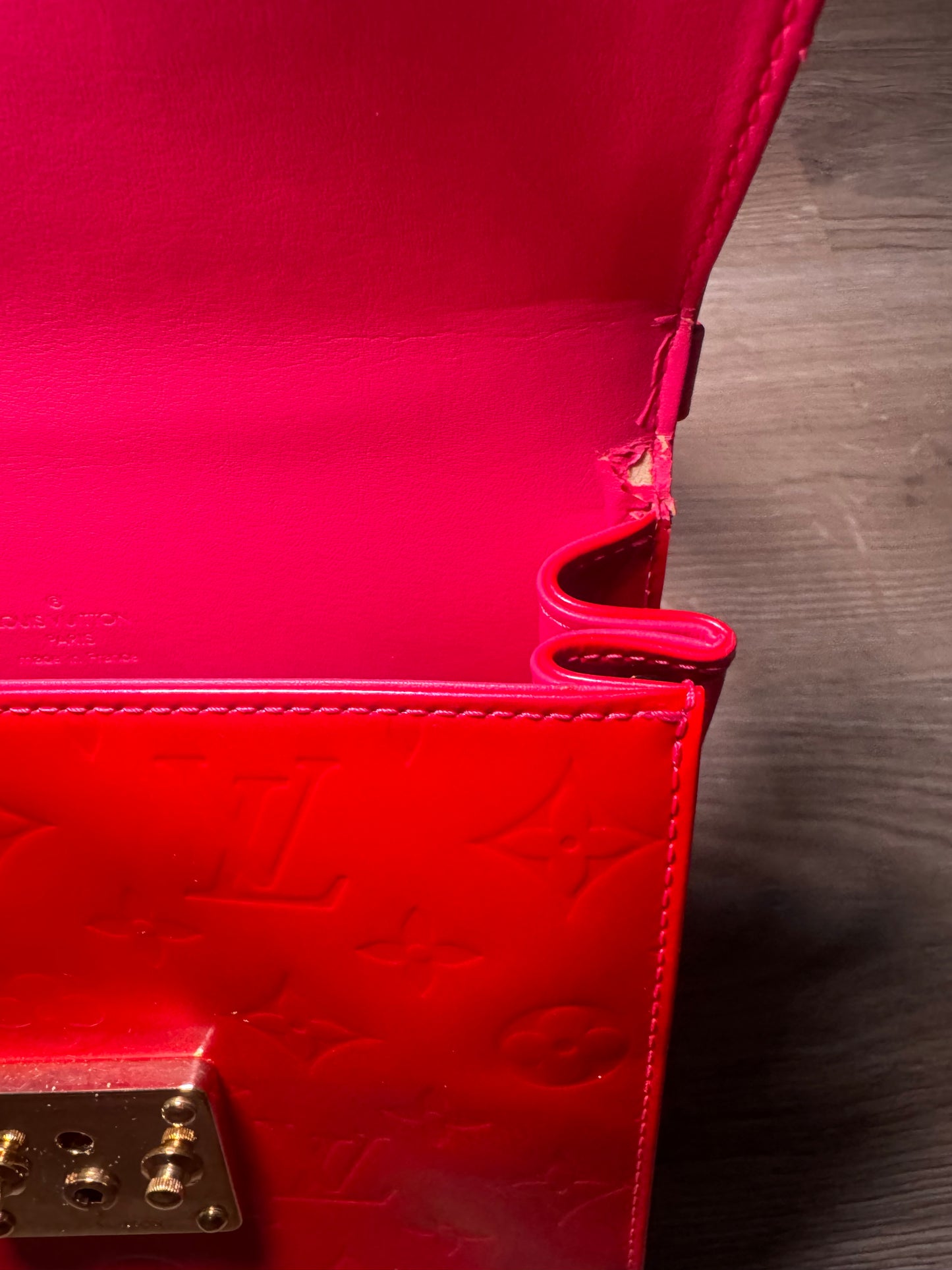 Louis Vuitton Vernis Monogram Top Handle Bag