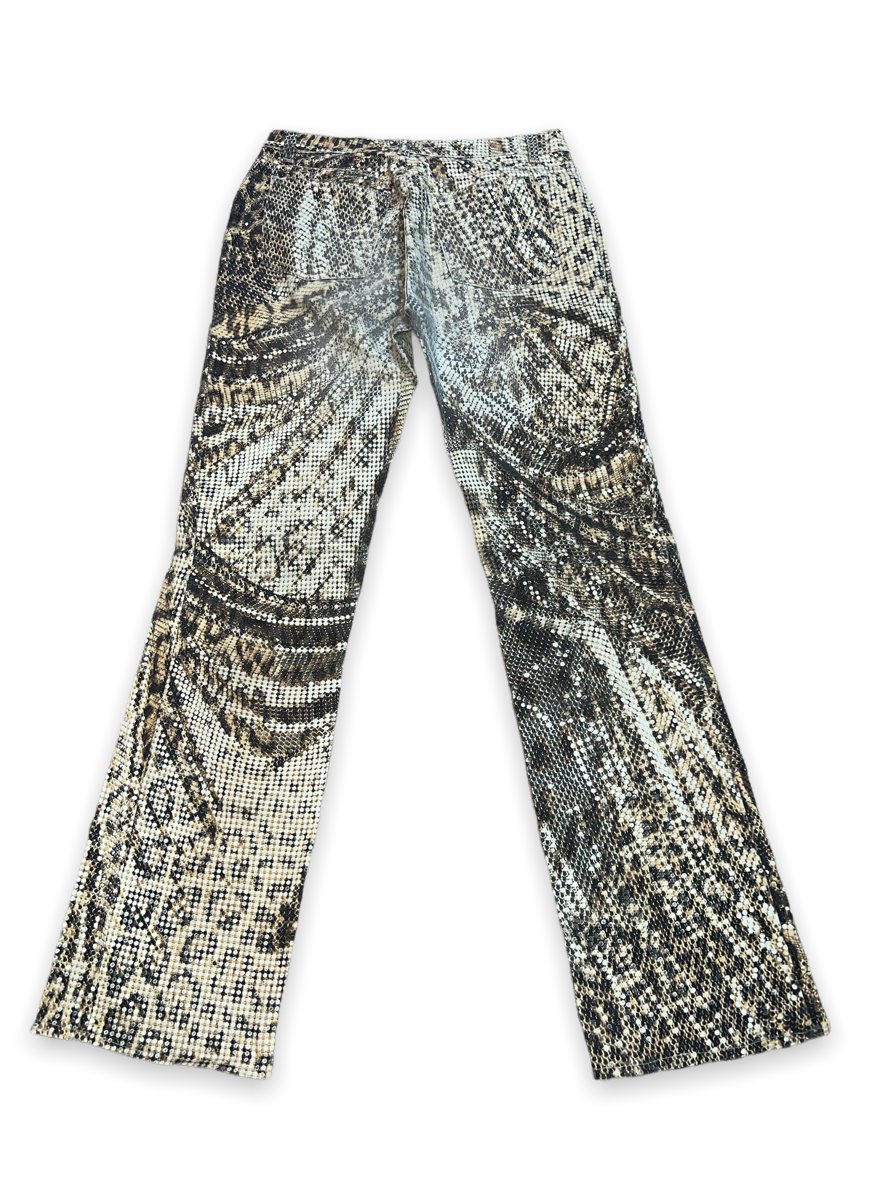 Roberto Cavalli Snake Skin Printed Jeans image 1