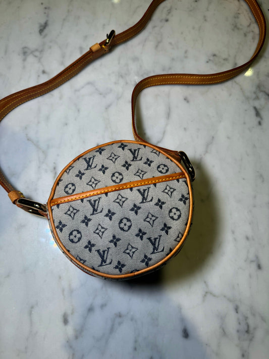 Louis Vuitton Mini Lin Round Coin Crossbody Bag – Vintage 2000