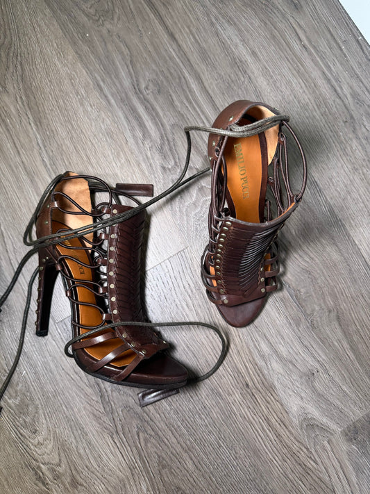 Emilio Pucci Leather Heels