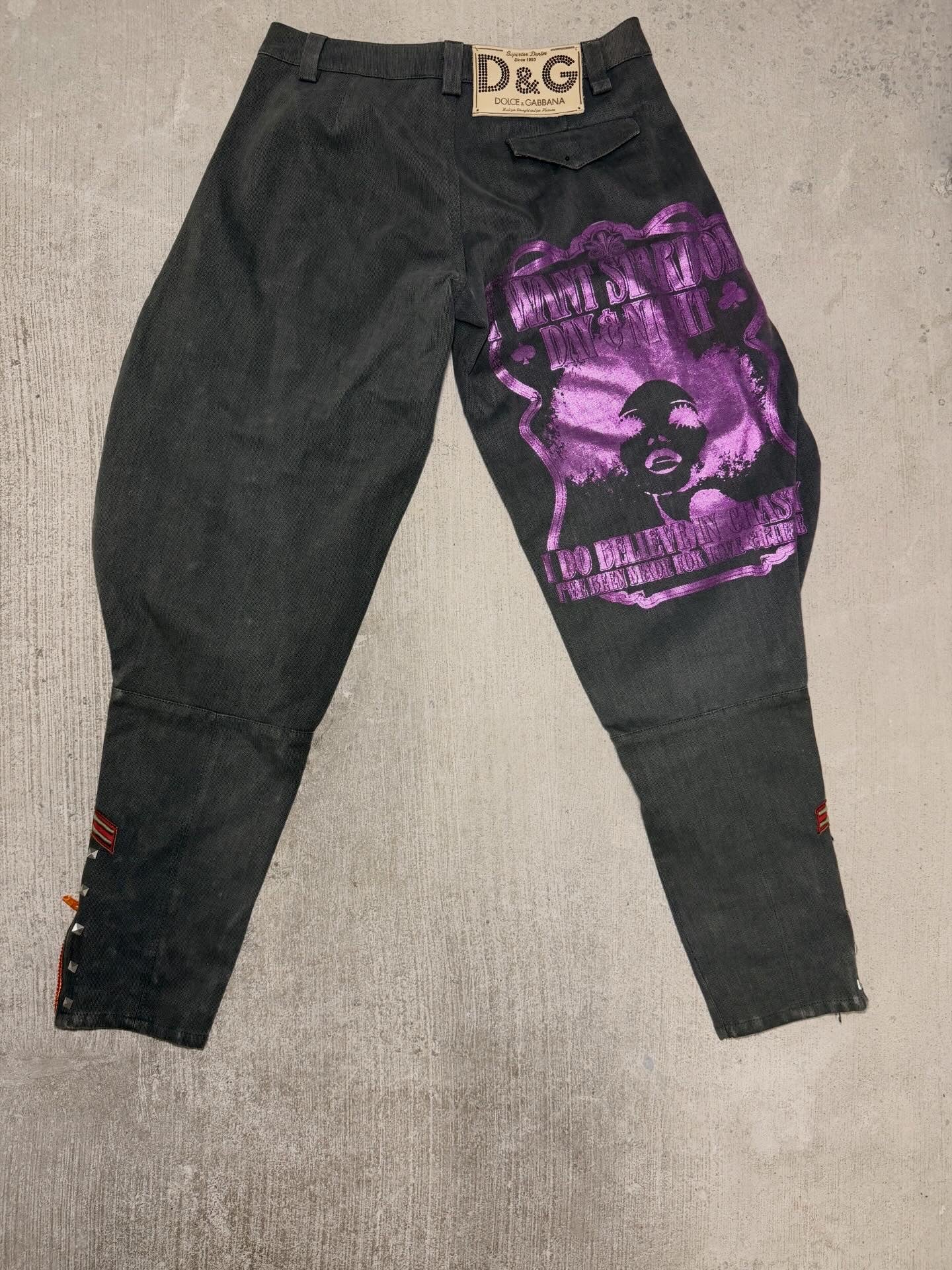 Dolce & Gabbana F/W 2003 “Fun Is My Life” Cargo Pants