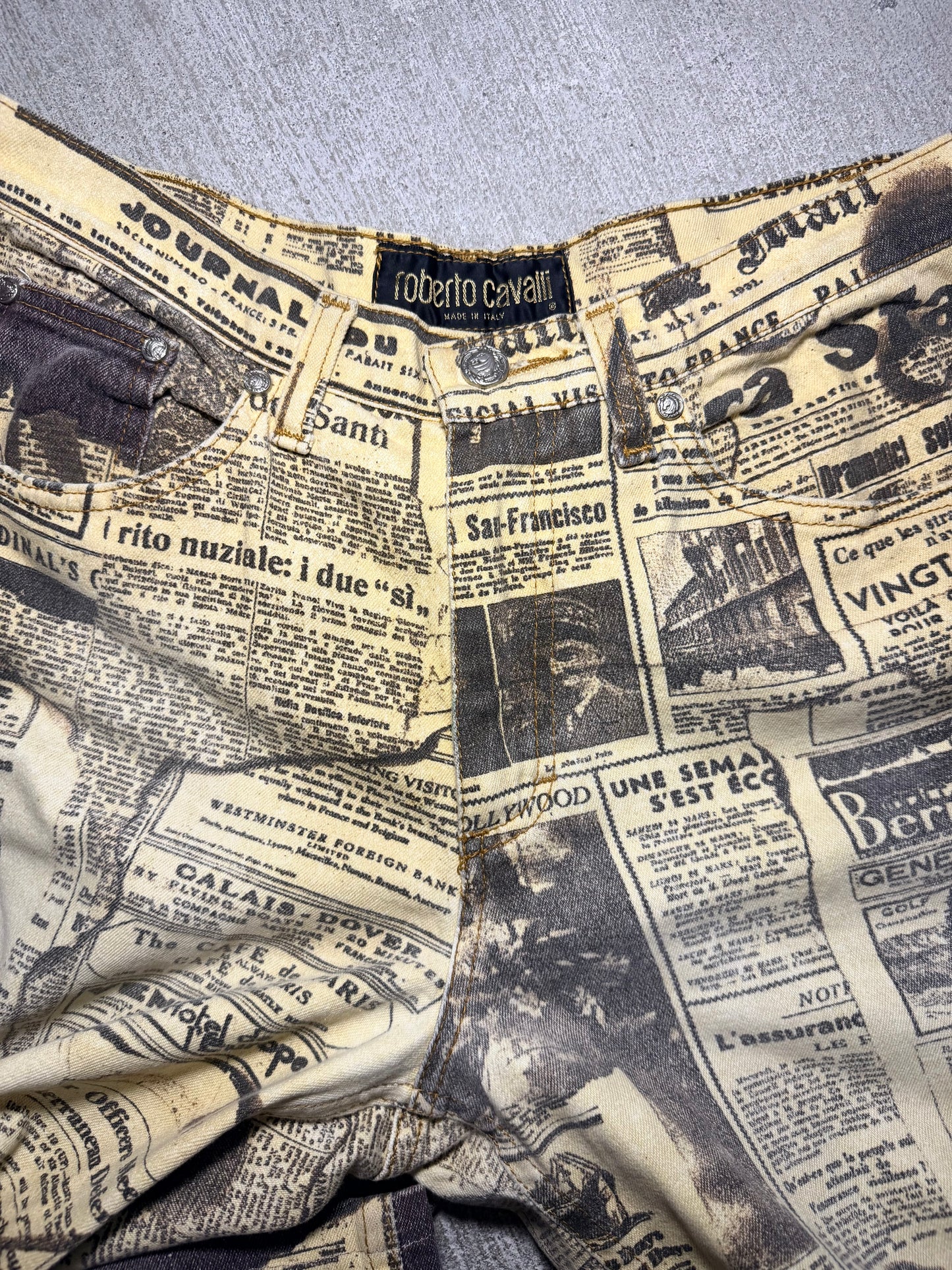 Roberto Cavalli Print Pants