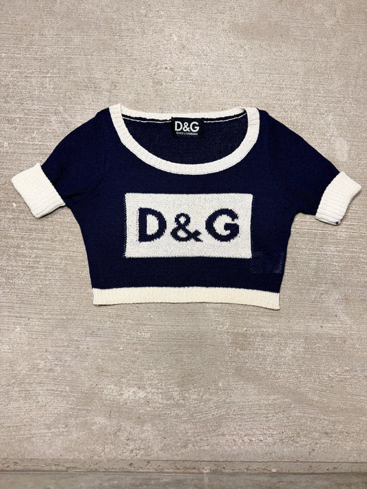 Dolce & Gabbana Knitted Cropped Top
